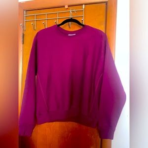 Champion purple sweatshirt